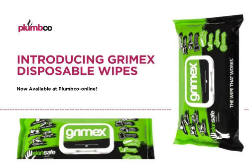 Introducing Grimex Disposable Wipes, Now Available at Plumbco-online!